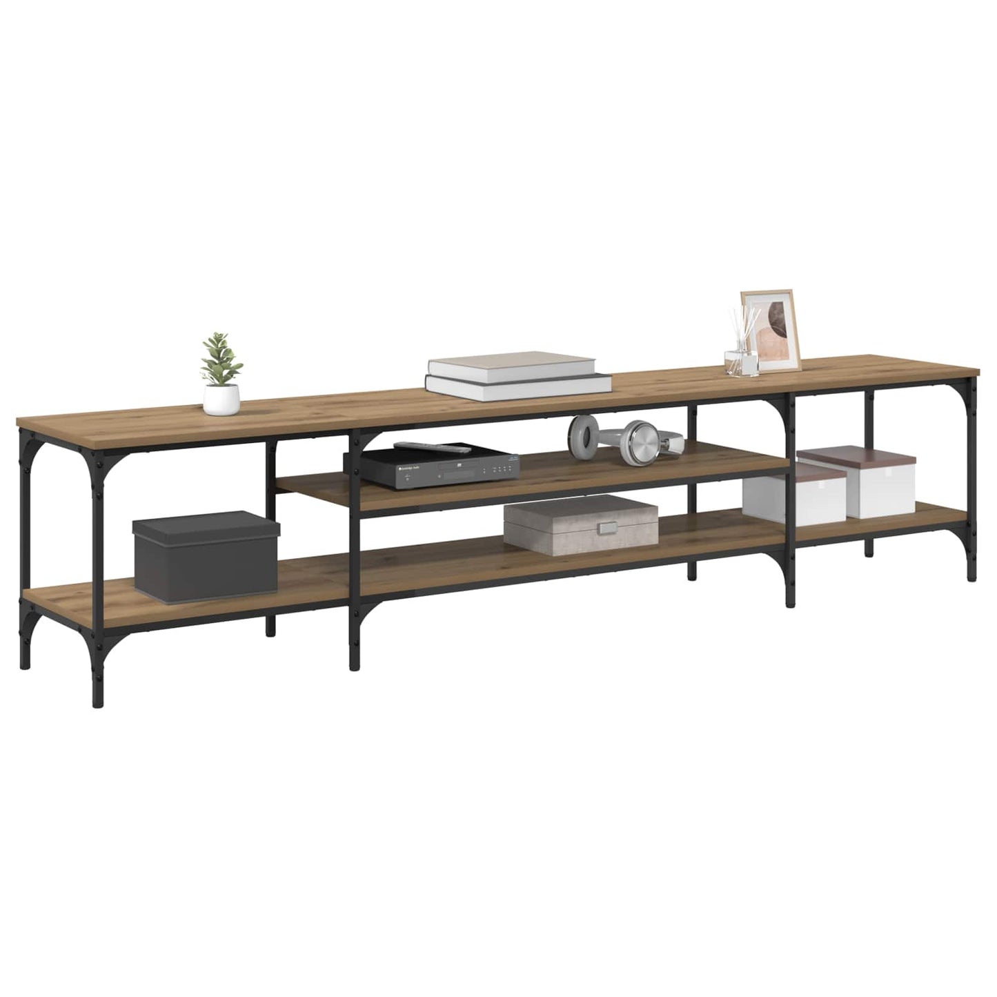 vidaXL Ντουλάπι TV 201 x 35 x 45 εκ. Artisan Oak