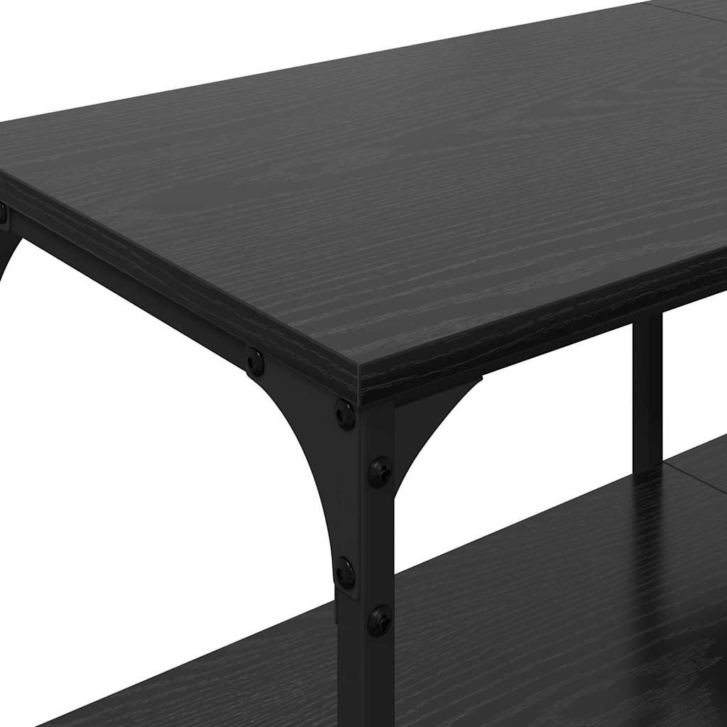 vidaXL Ντουλάπι TV Μαύρη Οξυά 201 x 35 x 45 εκ.