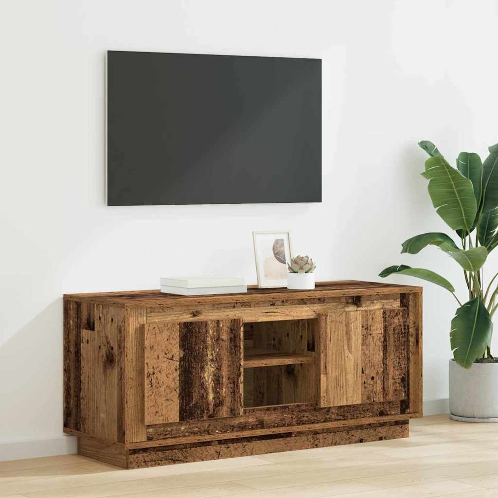 vidaXL Ντουλάπι TV 102 x 35 x 45 εκ. Παλιό Ξύλο Επεξεργασμένο Ξύλο