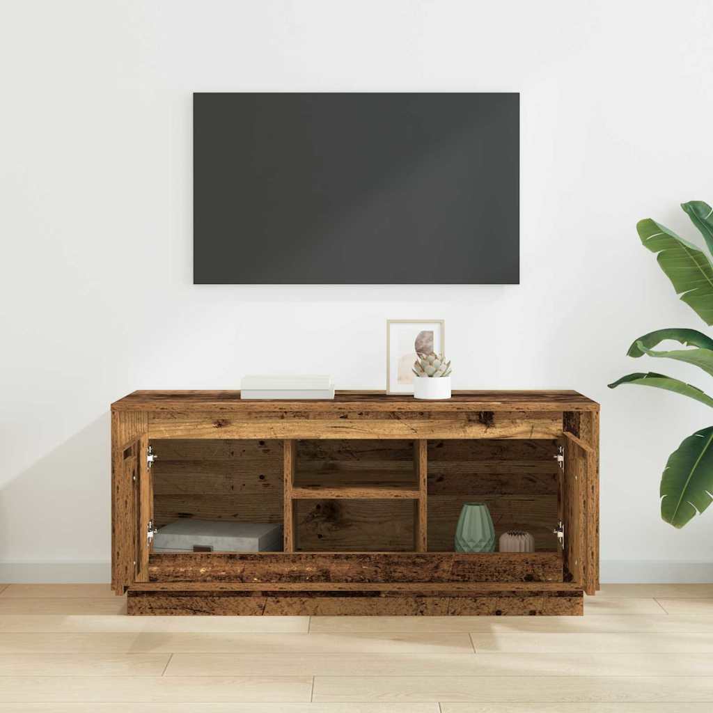 vidaXL Ντουλάπι TV 102 x 35 x 45 εκ. Παλιό Ξύλο Επεξεργασμένο Ξύλο
