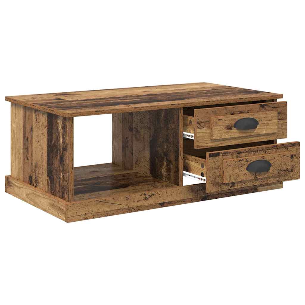 vidaXL Τραπεζάκι σαλονιού Παλιό Ξύλο 90 x 50 x 35 cm