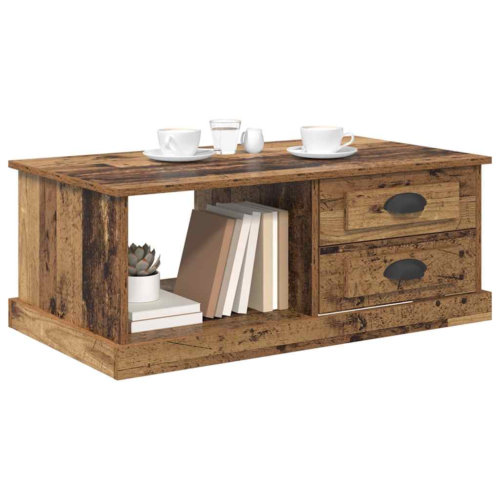vidaXL Τραπεζάκι σαλονιού Παλιό Ξύλο 90 x 50 x 35 cm