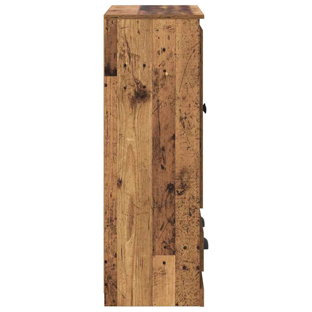 vidaXL Highboard Παλιό Ξύλο 60 x 35,5 x 103,5 εκ. Επεξεργασμένο ξύλο