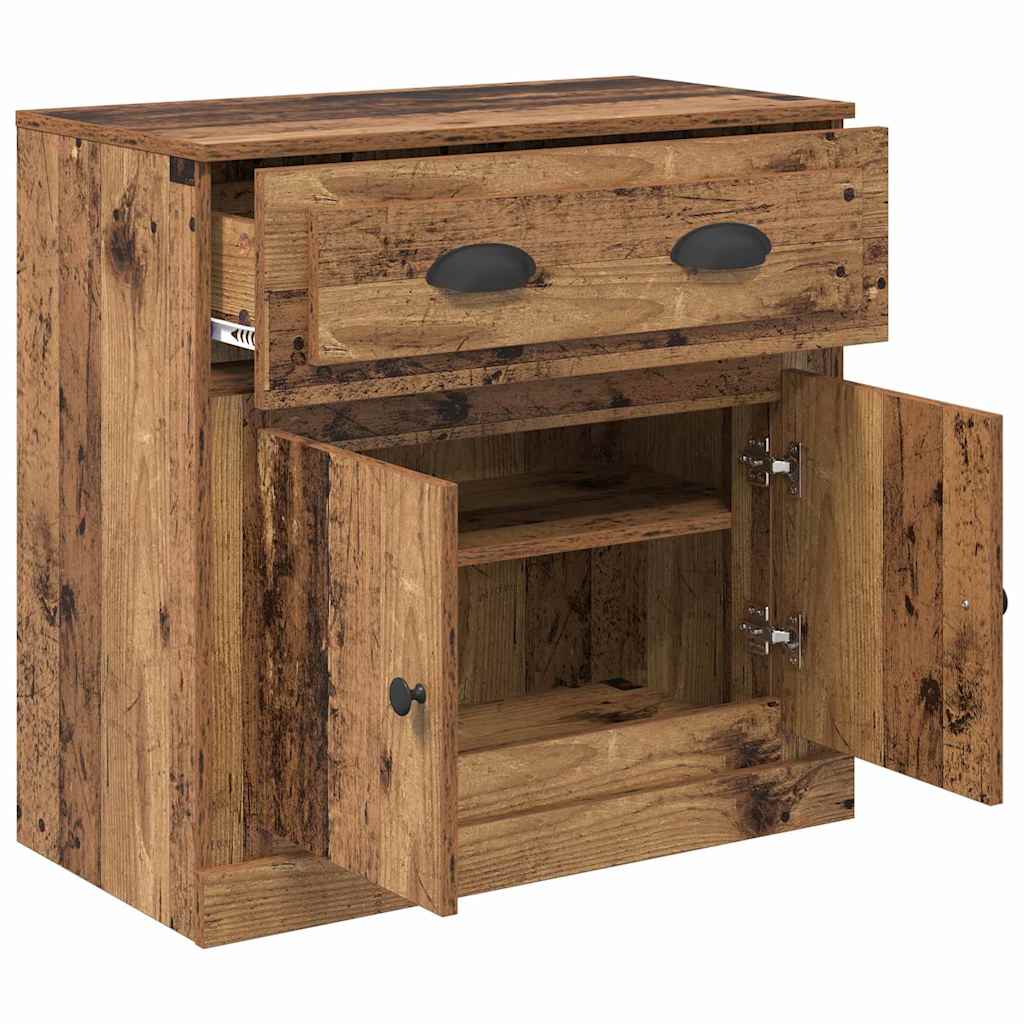 vidaXL Highboard Παλιό Ξύλο 70 x 35,5 x 67,5 εκ. Επεξεργασμένο ξύλο