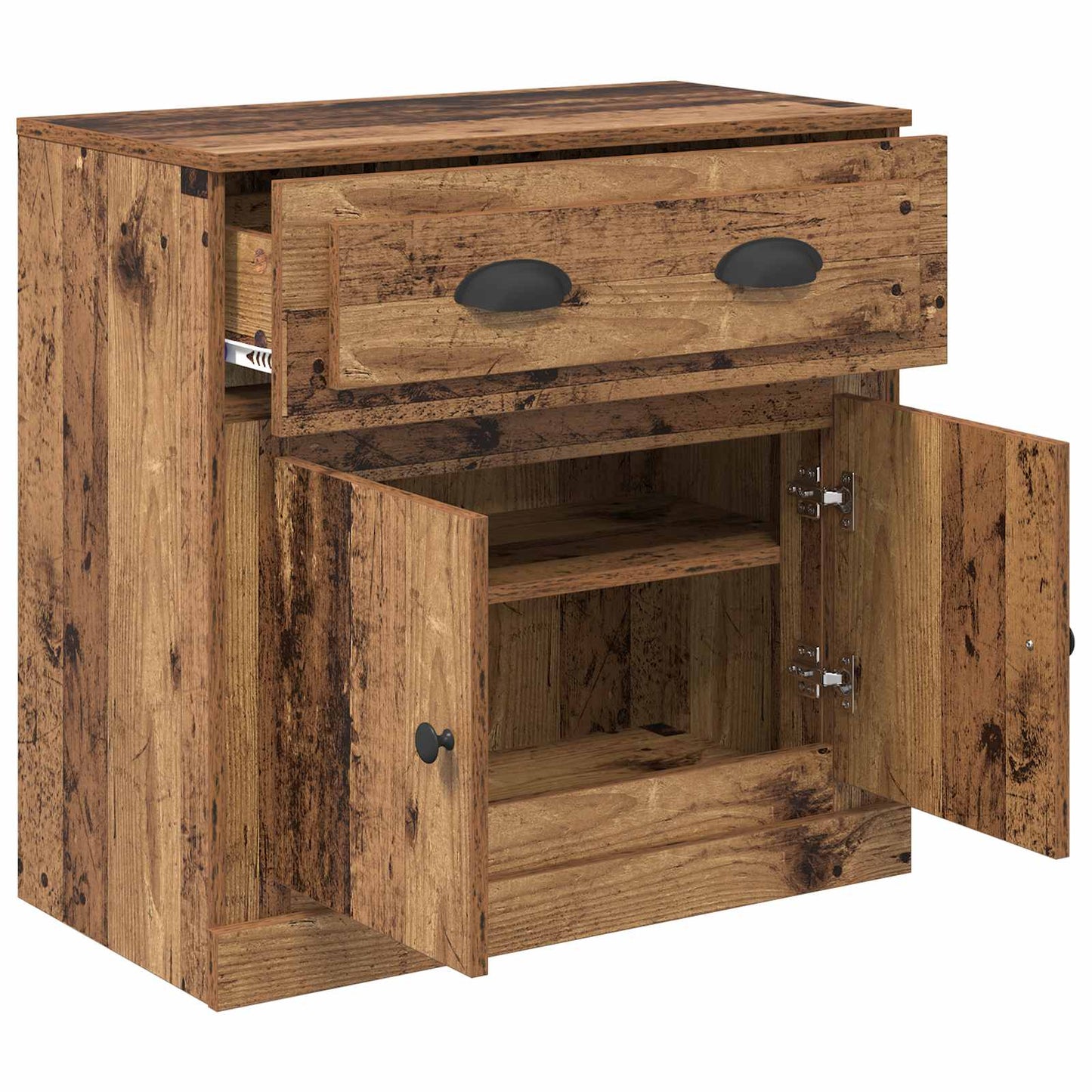 vidaXL Highboard Παλιό Ξύλο 70 x 35,5 x 67,5 εκ. Επεξεργασμένο ξύλο