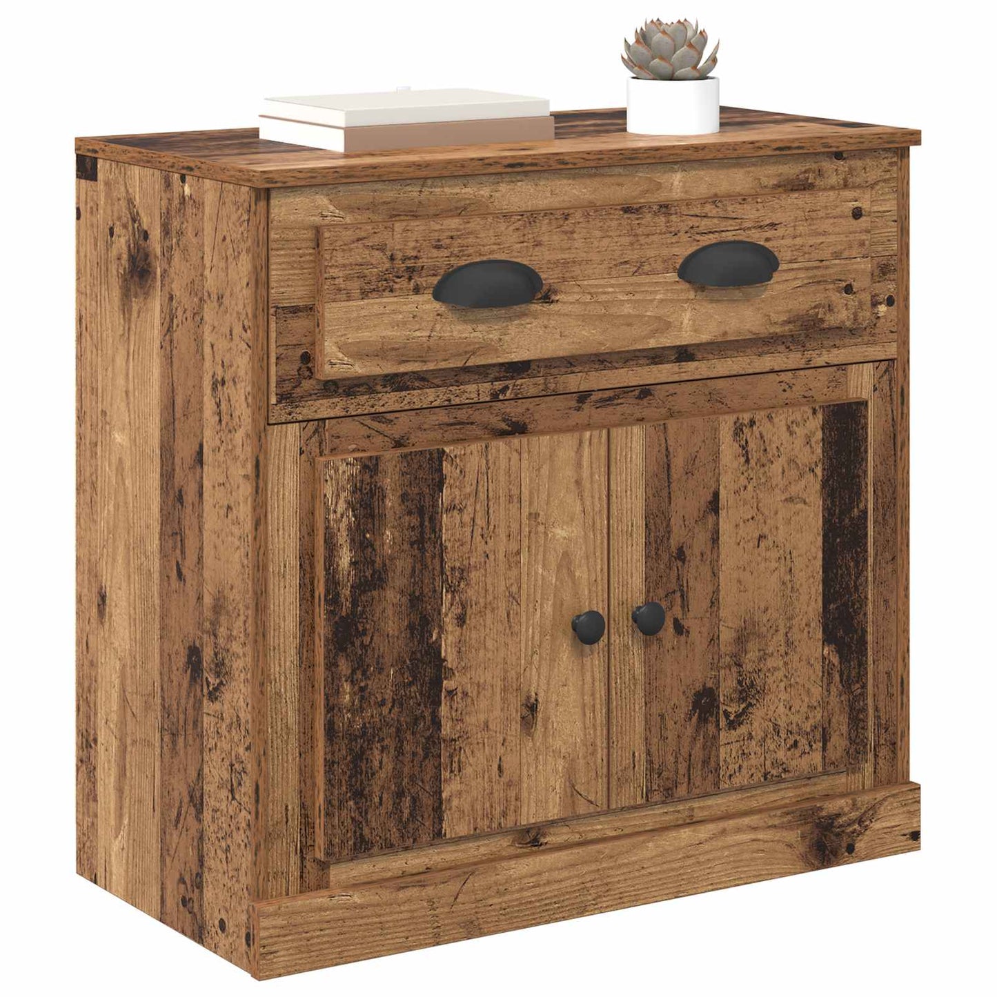 vidaXL Highboard Παλιό Ξύλο 70 x 35,5 x 67,5 εκ. Επεξεργασμένο ξύλο