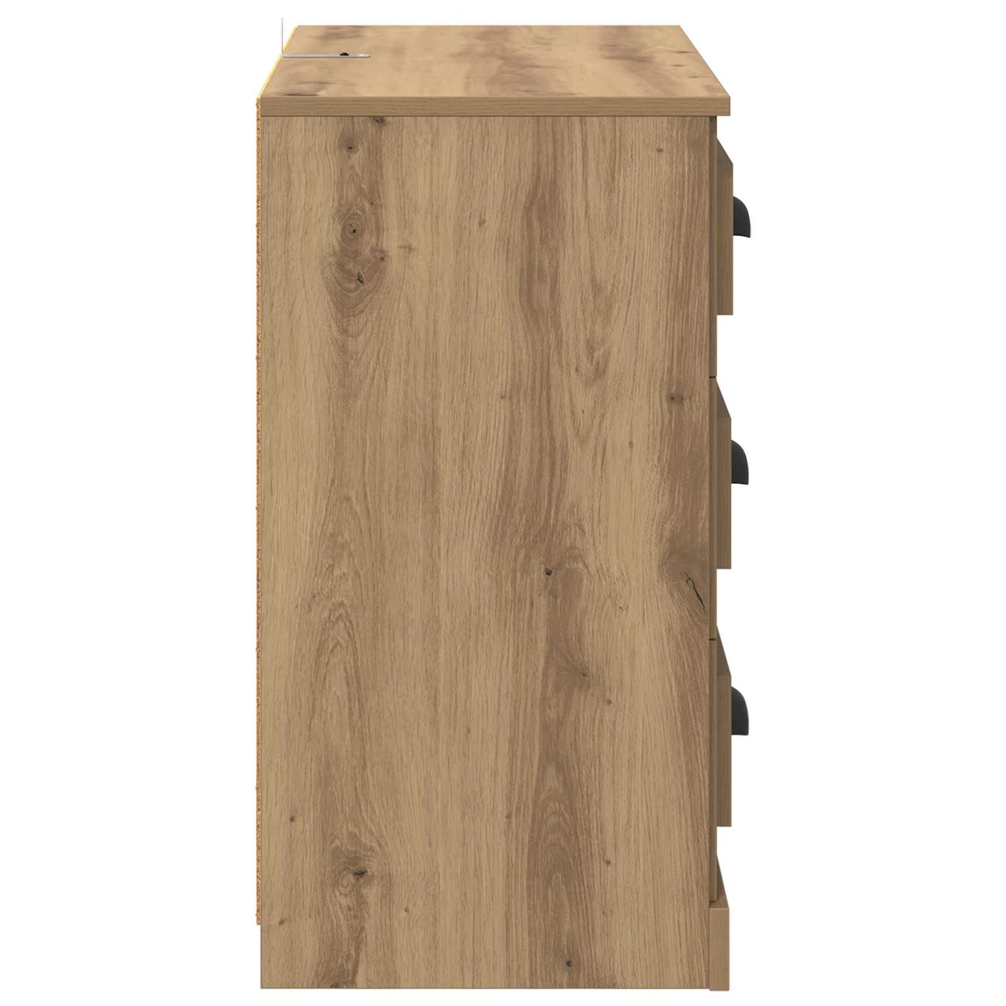 vidaXL Πλαϊνό γραφείο με συρτάρι Artisan Oak 70 x 35,5 x 67,5 εκ.
