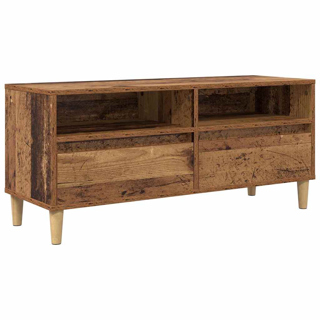 vidaXL Ντουλάπι TV 100 x 34,5 x 44,5 εκ. Παλιό Ξύλο Επεξεργασμένο Ξύλο