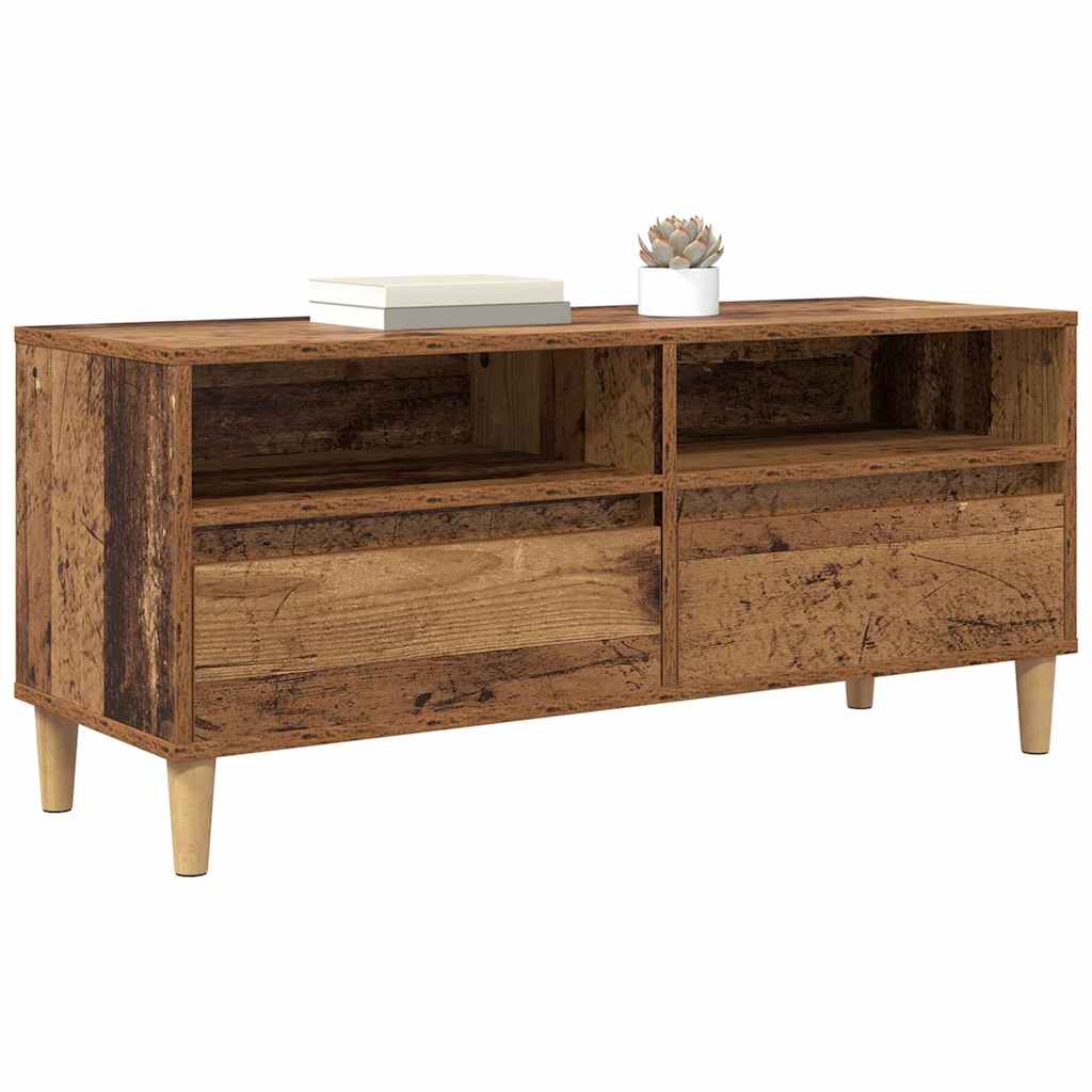 vidaXL Ντουλάπι TV 100 x 34,5 x 44,5 εκ. Παλιό Ξύλο Επεξεργασμένο Ξύλο