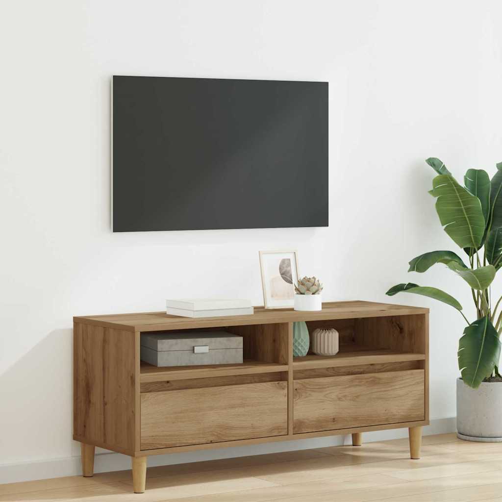 vidaXL Ντουλάπι TV 100 x 34,5 x 44,5 εκ. Artisan Oak