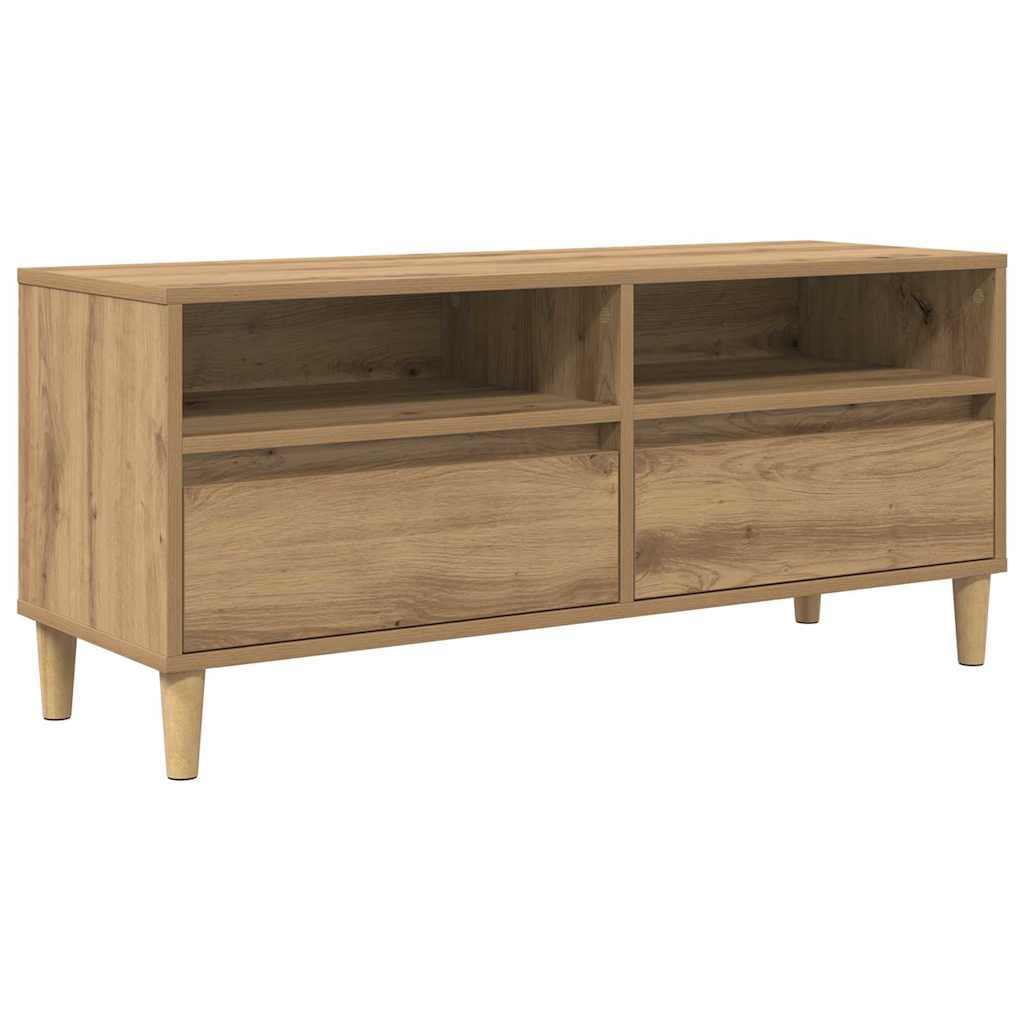 vidaXL Ντουλάπι TV 100 x 34,5 x 44,5 εκ. Artisan Oak