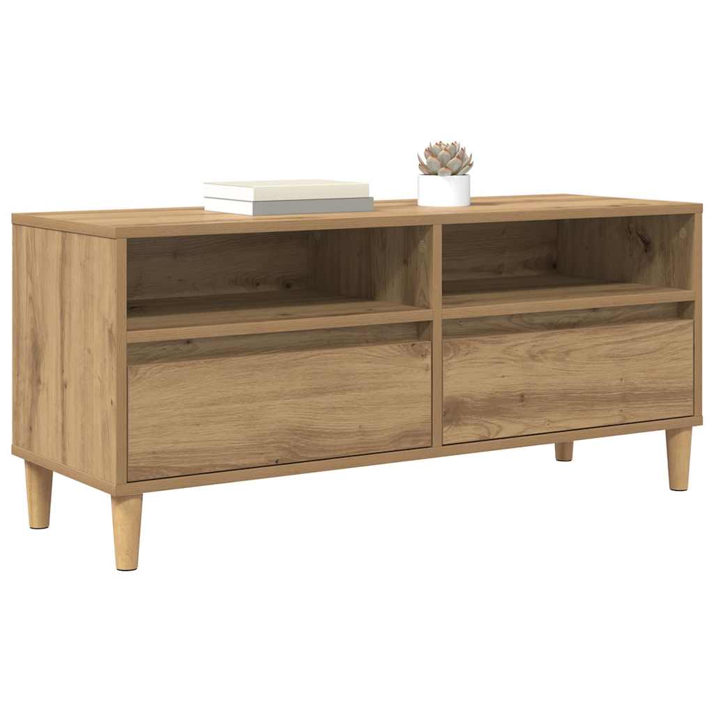 vidaXL Ντουλάπι TV 100 x 34,5 x 44,5 εκ. Artisan Oak