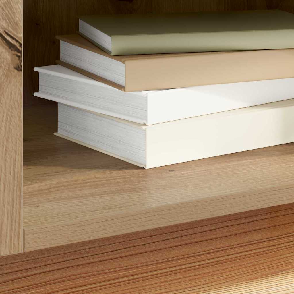 vidaXL Ντουλάπι δίσκων βινυλίου 121 x 38 x 48 cm Επεξεργασμένο Ξύλο