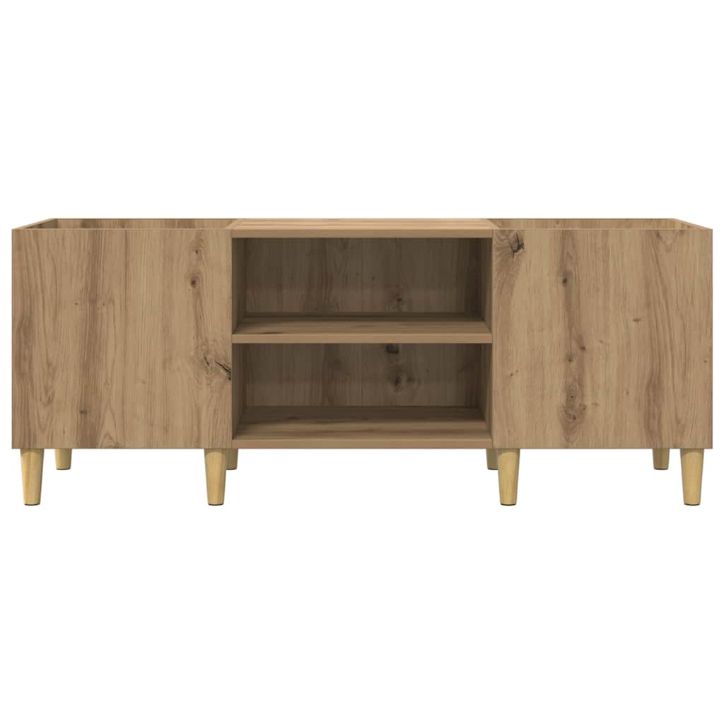 vidaXL Ντουλάπι δίσκων βινυλίου 121 x 38 x 48 cm Επεξεργασμένο Ξύλο
