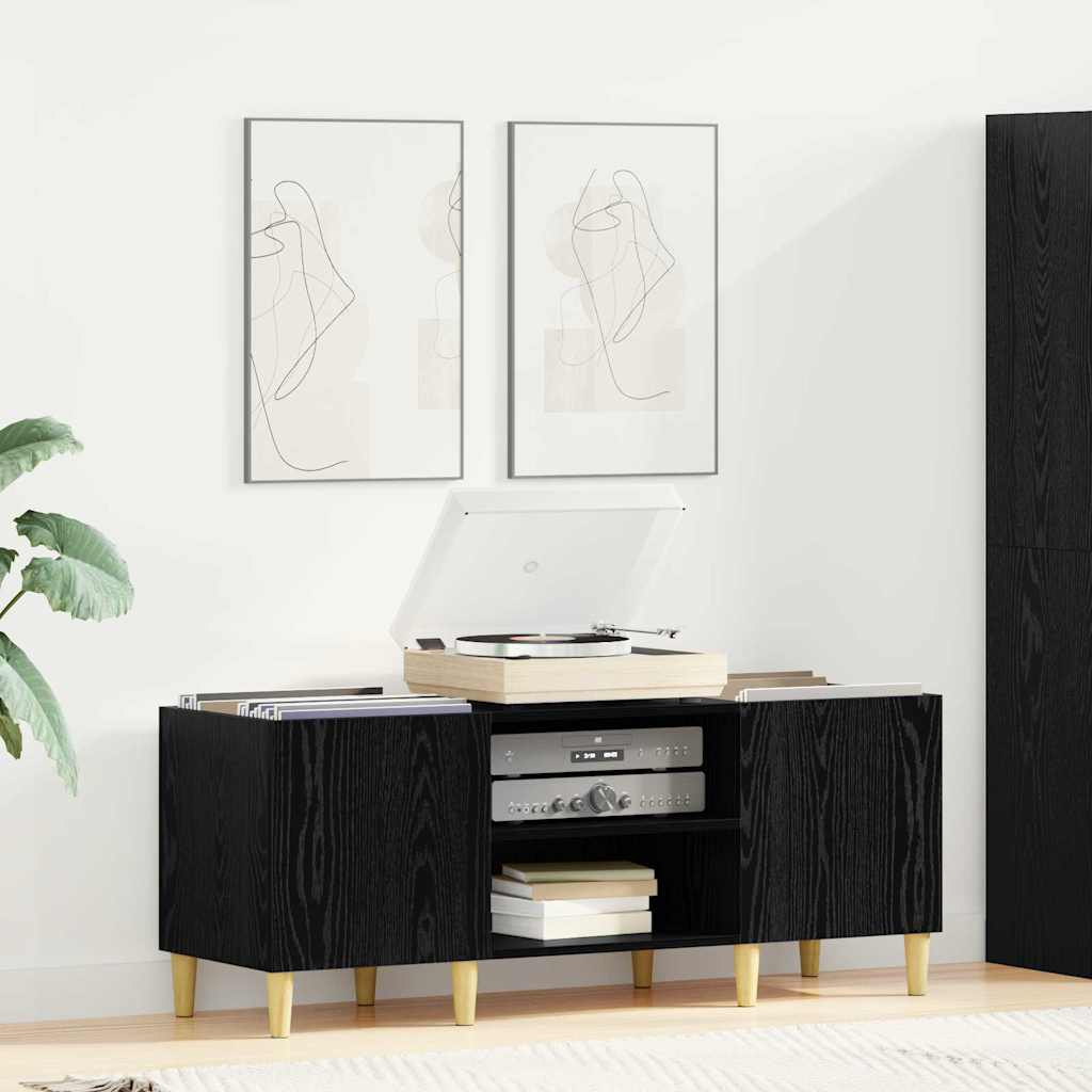 vidaXL Ντουλάπι δίσκων βινυλίου 121 x 38 x 48 cm Επεξεργασμένο Ξύλο