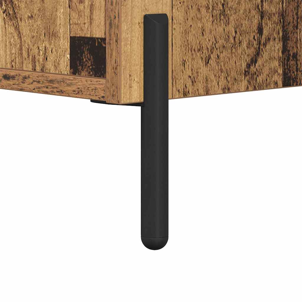 vidaXL Πλαϊνό γραφείο Παλιό ξύλο 69,5 x 34 x 90 εκ. Επεξεργασμένο ξύλο