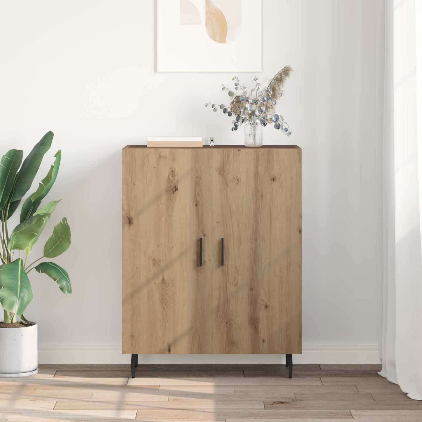 vidaXL Πλαϊνό γραφείο Artisan Oak 69,5 x 34 x 90 εκ.