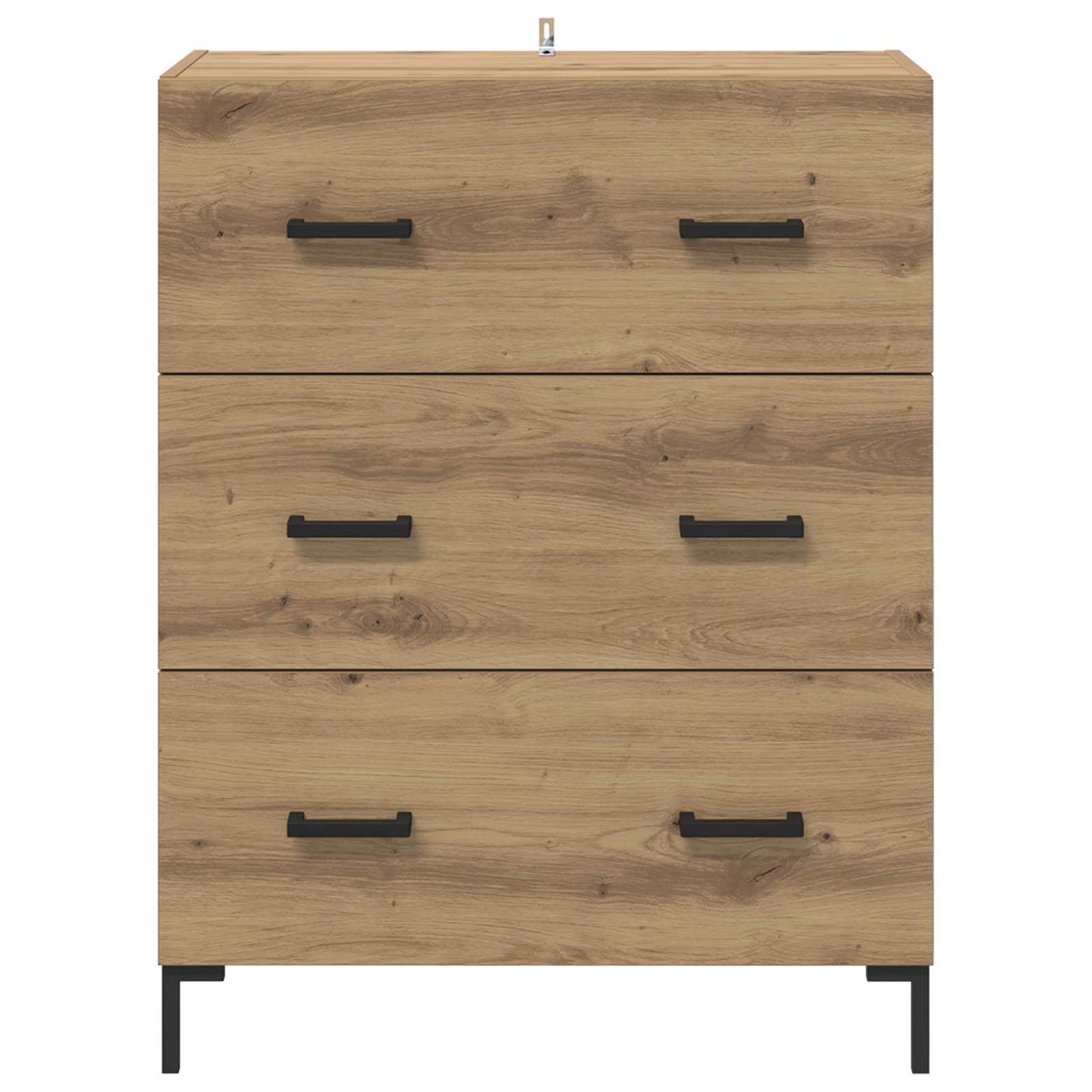 vidaXL Πλαϊνό γραφείο με συρτάρι Artisan Oak 69,5 x 34 x 90 εκ.