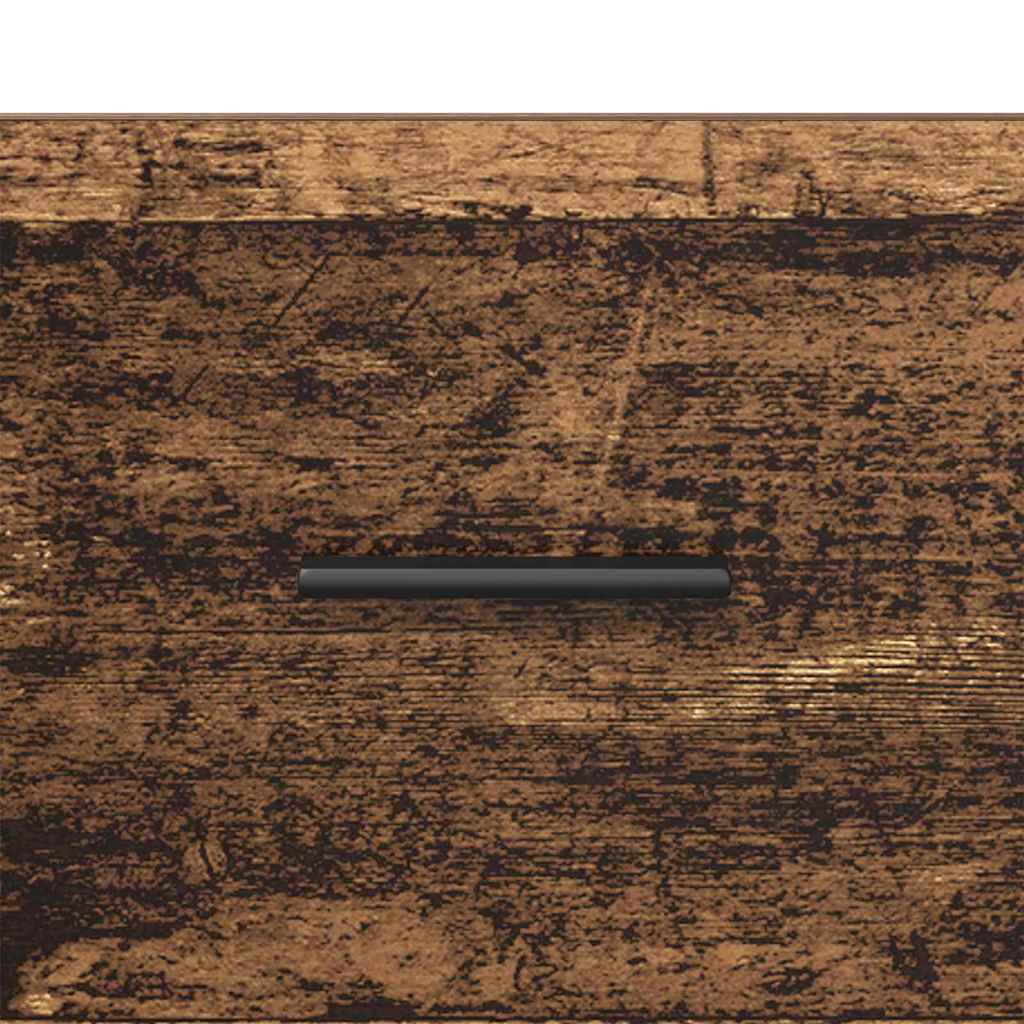 vidaXL Πλαϊνό γραφείο με συρτάρι Παλιό Ξύλο 69,5 x 34 x 90 εκ.