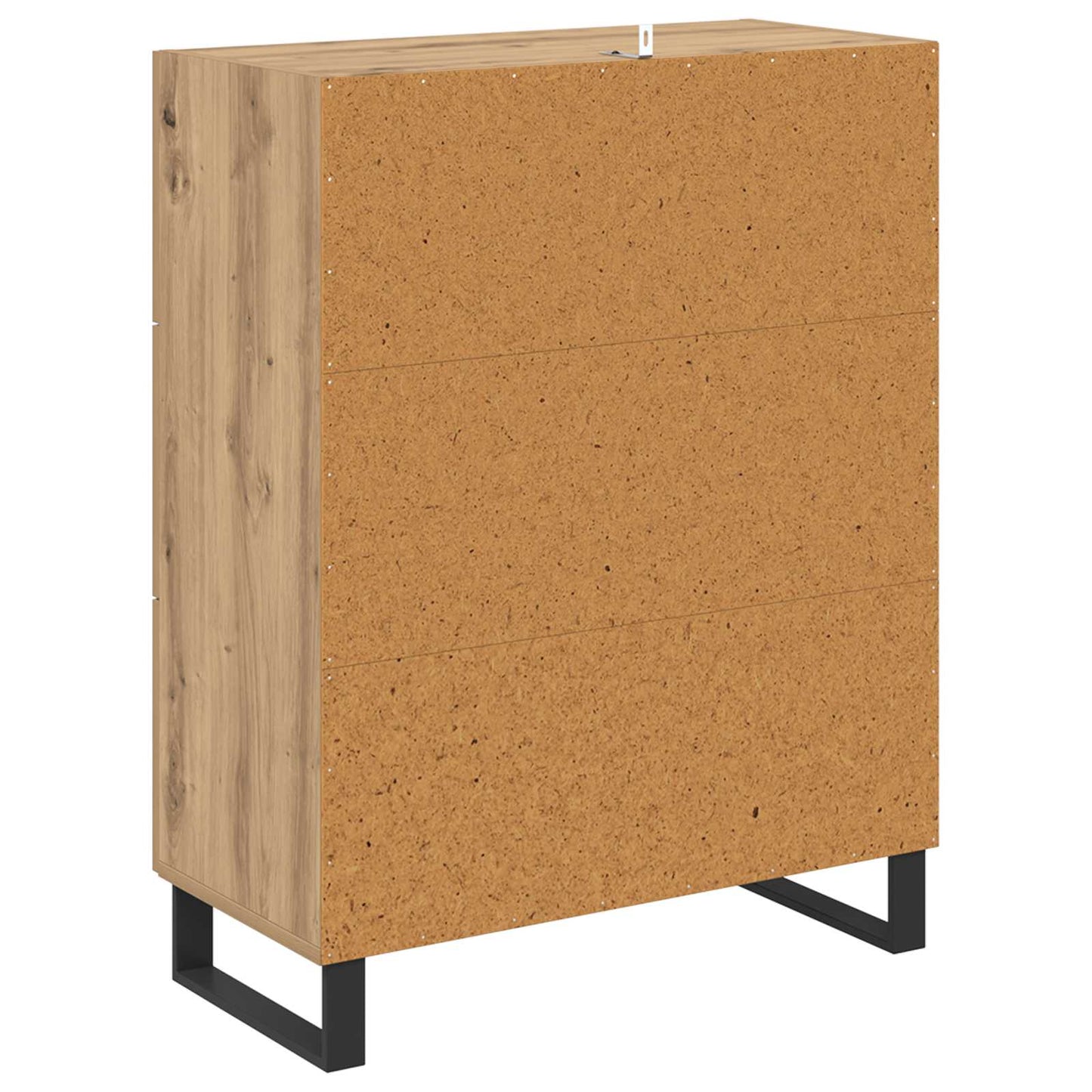vidaXL Πλαϊνό γραφείο με συρτάρι Artisan Oak 69,5 x 34 x 90 εκ.
