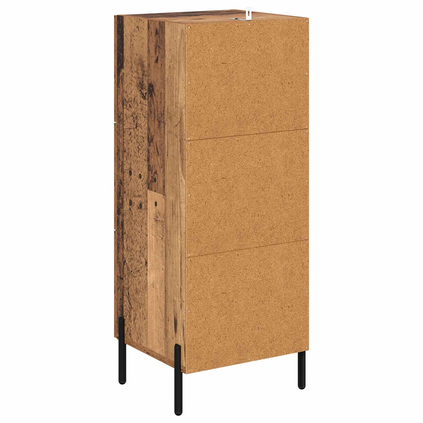 vidaXL Πλαϊνό γραφείο Παλαιό ξύλο 34 x 34.5 x 90 εκ Επεξεργασμένο ξύλο