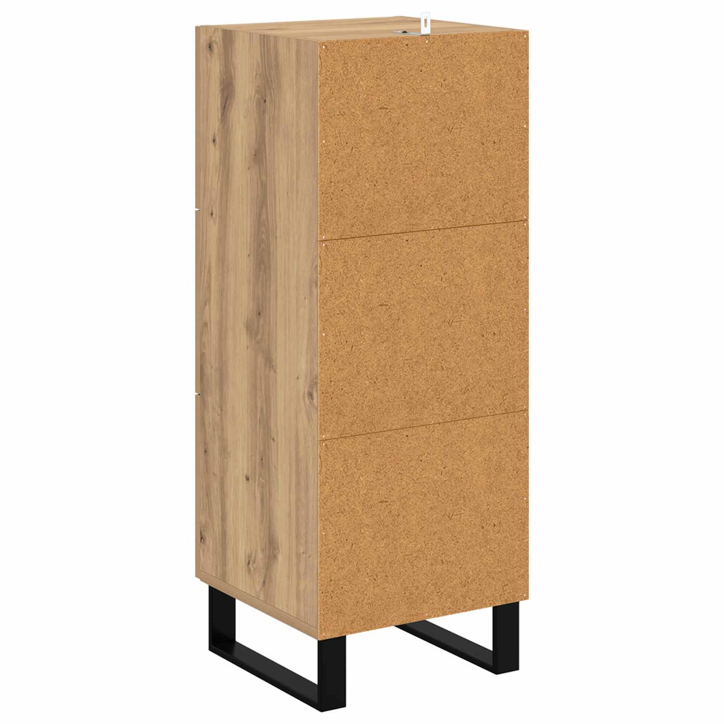 vidaXL Πλαϊνό γραφείο με συρτάρι Artisan Oak 34,5 x 34 x 90 εκ.