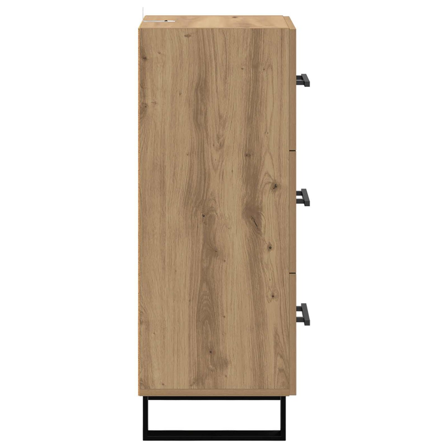 vidaXL Πλαϊνό γραφείο με συρτάρι Artisan Oak 34,5 x 34 x 90 εκ.