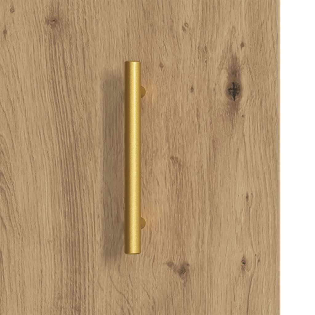 vidaXL Πλαϊνό γραφείο artisan δρυς 34 x 34.5 x 90 εκ