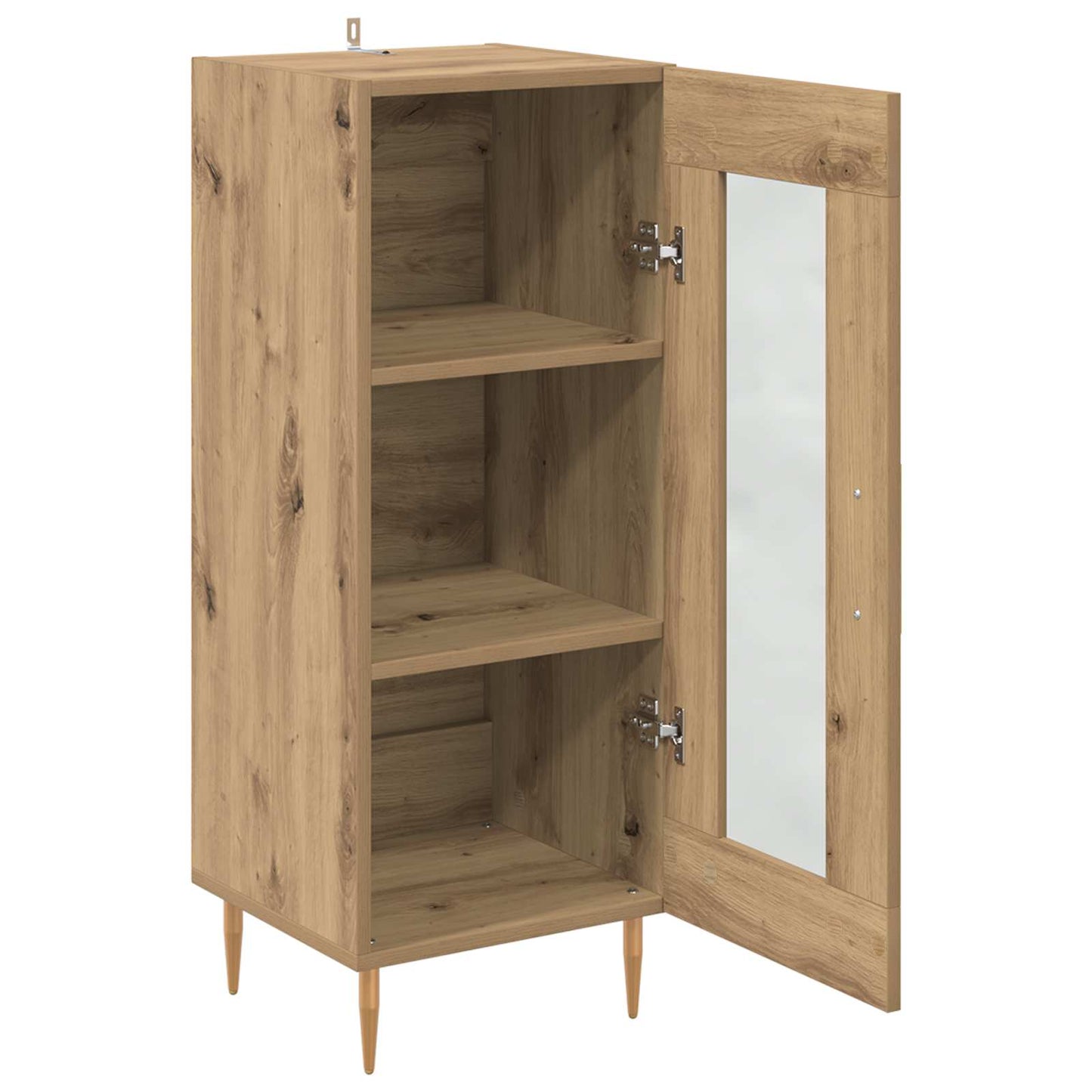 vidaXL Πλαϊνό γραφείο artisan δρυς 34 x 34.5 x 90 εκ