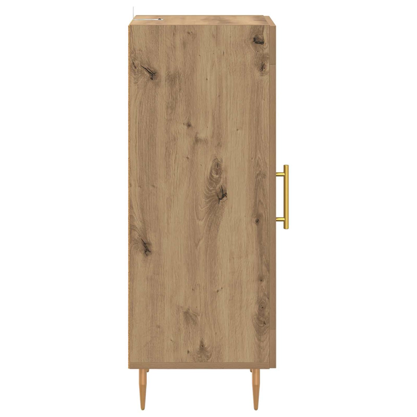 vidaXL Πλαϊνό γραφείο artisan δρυς 34 x 34.5 x 90 εκ