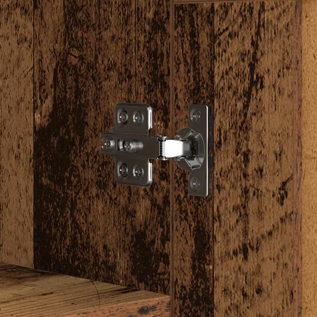 vidaXL Πλαϊνό γραφείο Παλιό ξύλο 69,5 x 34 x 90 εκ. Επεξεργασμένο ξύλο