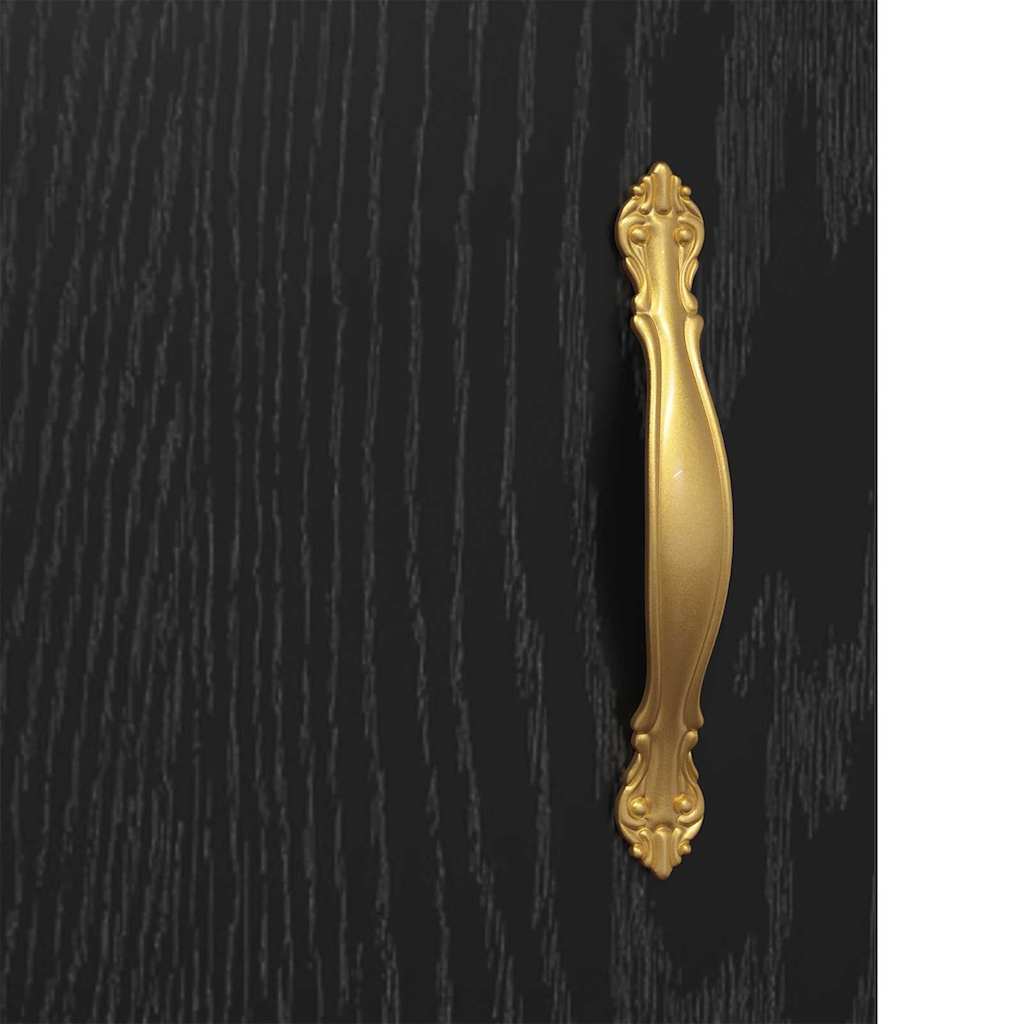 vidaXL Πλαϊνό γραφείο Μαύρη Οξυά 69,5 x 34 x 90 εκ. Επεξεργασμένο ξύλο