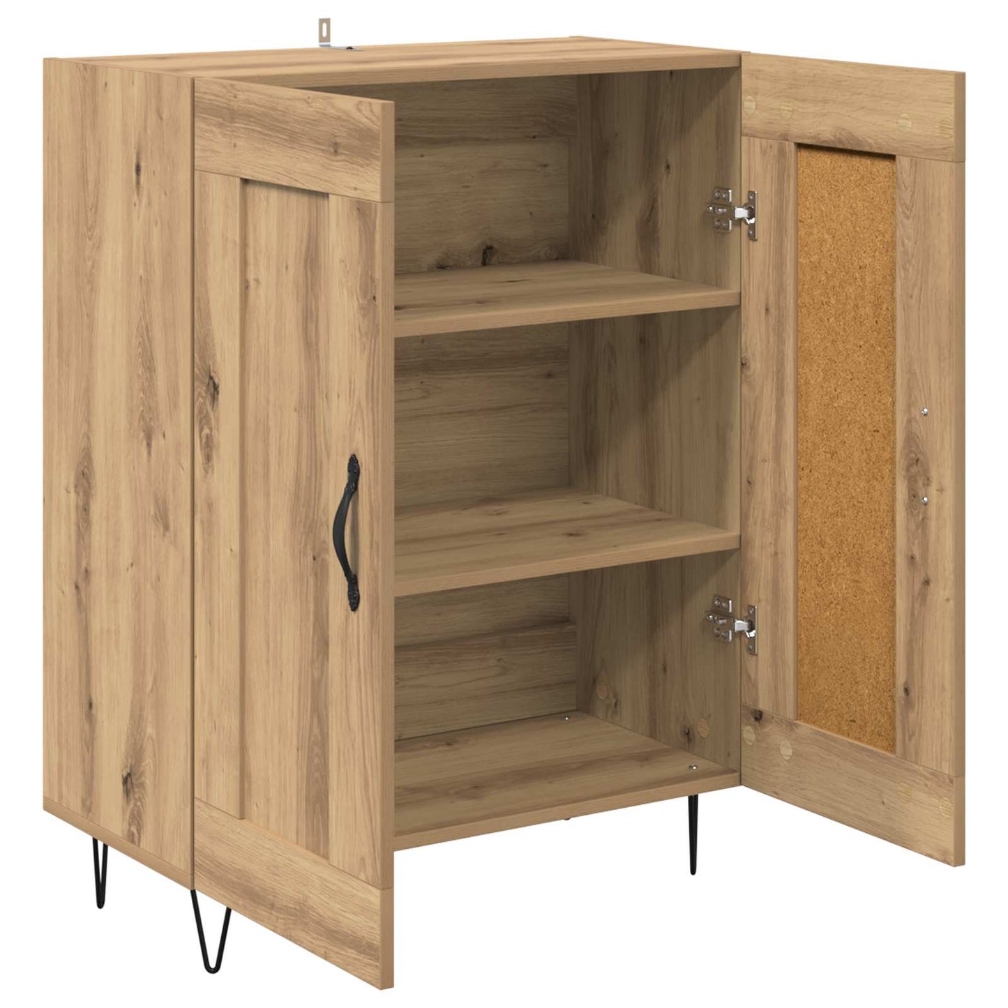 vidaXL Πλαϊνό γραφείο Artisan Oak 69,5 x 34 x 90 εκ.