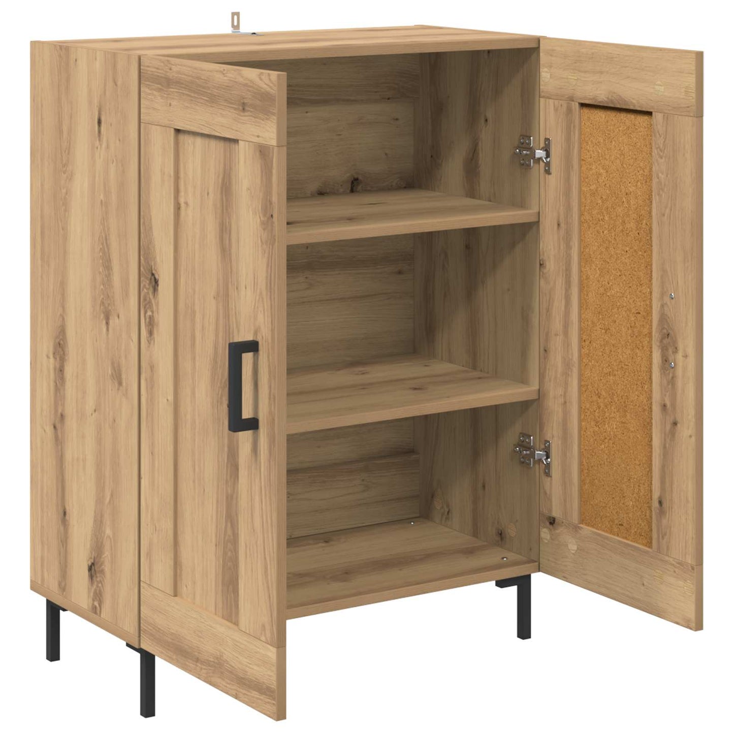 vidaXL Πλαϊνό γραφείο Artisan Oak 69,5 x 34 x 90 εκ.