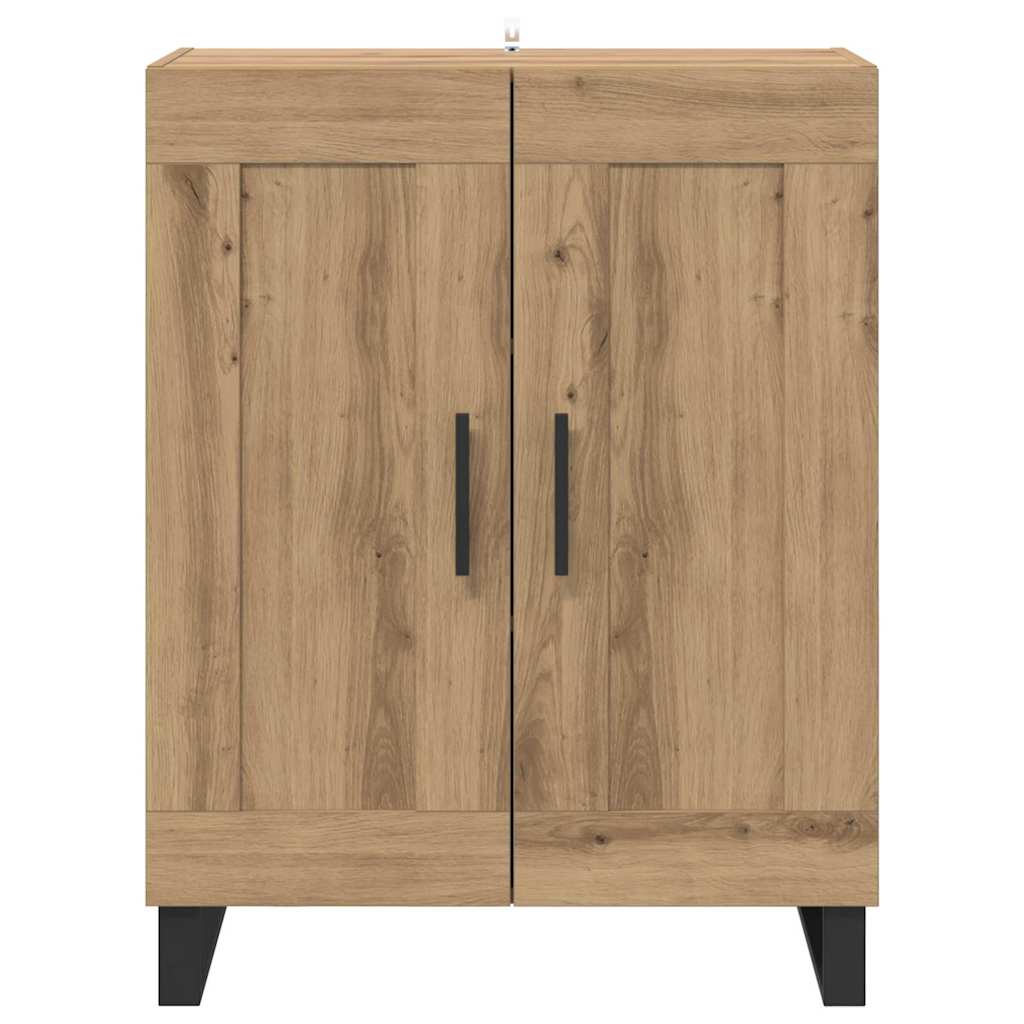 vidaXL Πλαϊνό γραφείο Artisan Oak 69,5 x 34 x 90 εκ.