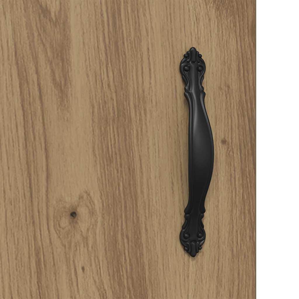 vidaXL Πλαϊνό γραφείο Artisan Oak 34,5 x 34 x 90 εκ.