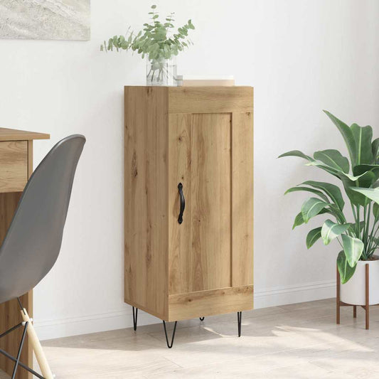 vidaXL Πλαϊνό γραφείο Artisan Oak 34,5 x 34 x 90 εκ.