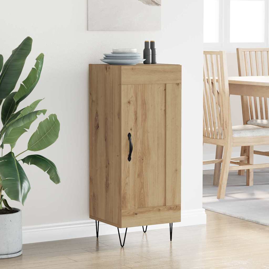vidaXL Πλαϊνό γραφείο Artisan Oak 34,5 x 34 x 90 εκ.
