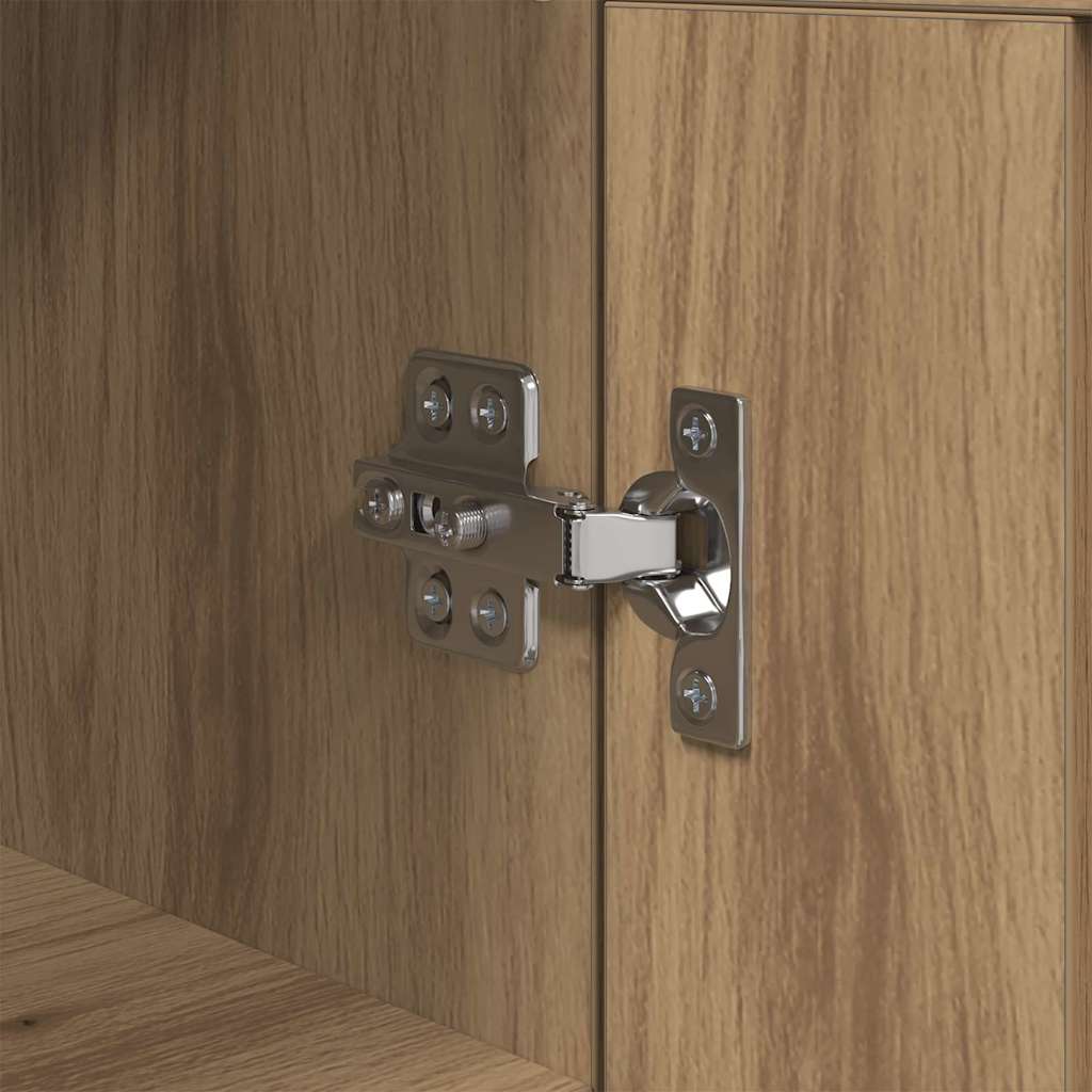 vidaXL Πλαϊνό γραφείο Olden Artisan Oak 34,5 x 34 x 90 εκ.