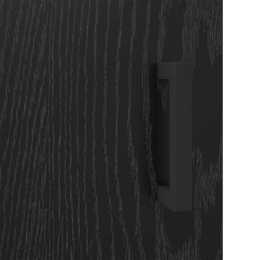 vidaXL Πλαϊνό γραφείο Olden Μαύρη Οξυά 34,5 x 34 x 90 εκ.