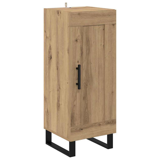 vidaXL Πλαϊνό γραφείο Artisan Oak 34,5 x 34 x 90 εκ.