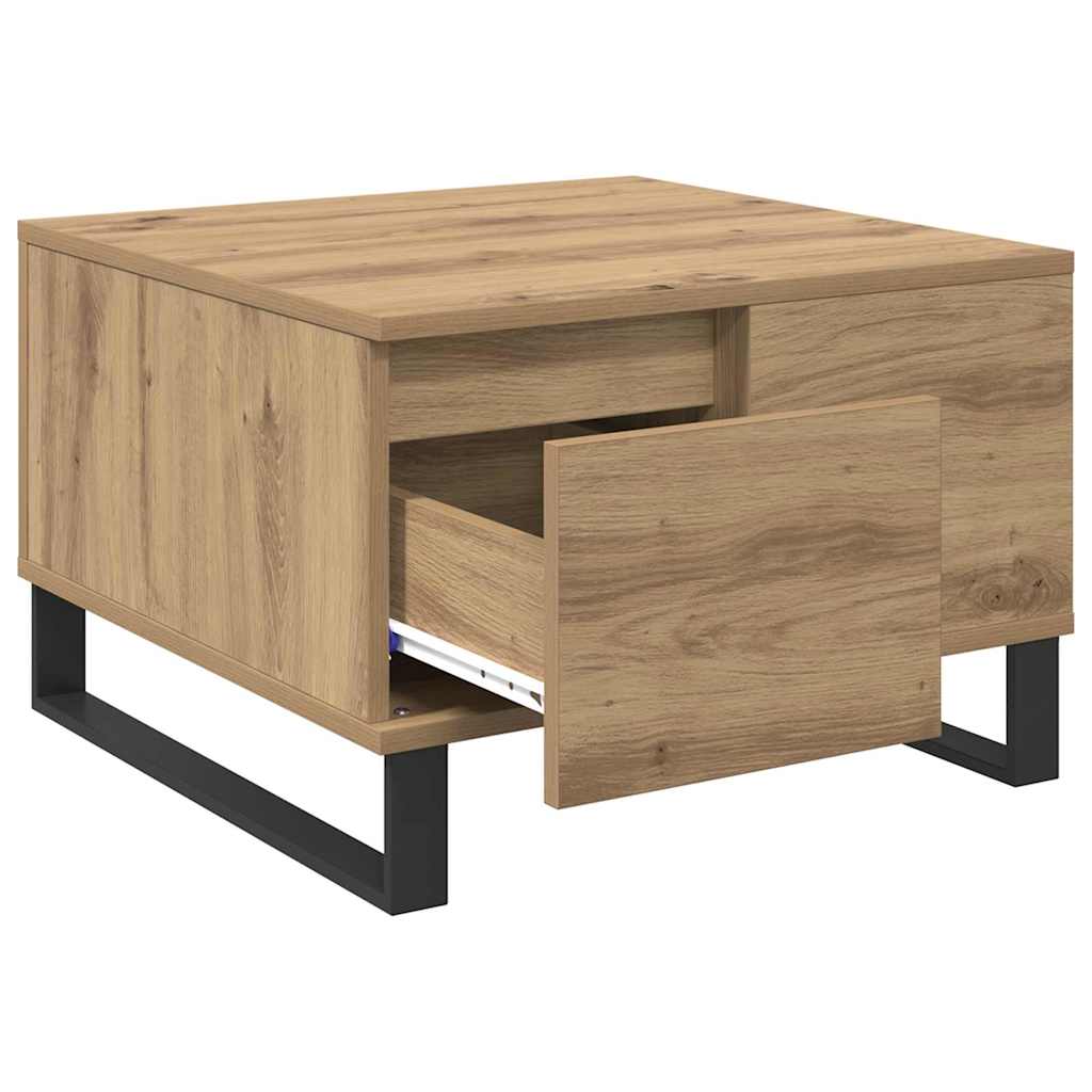 vidaXL Τραπεζάκι σαλονιού Artisan Oak 55 x 55 x 36,5 εκ