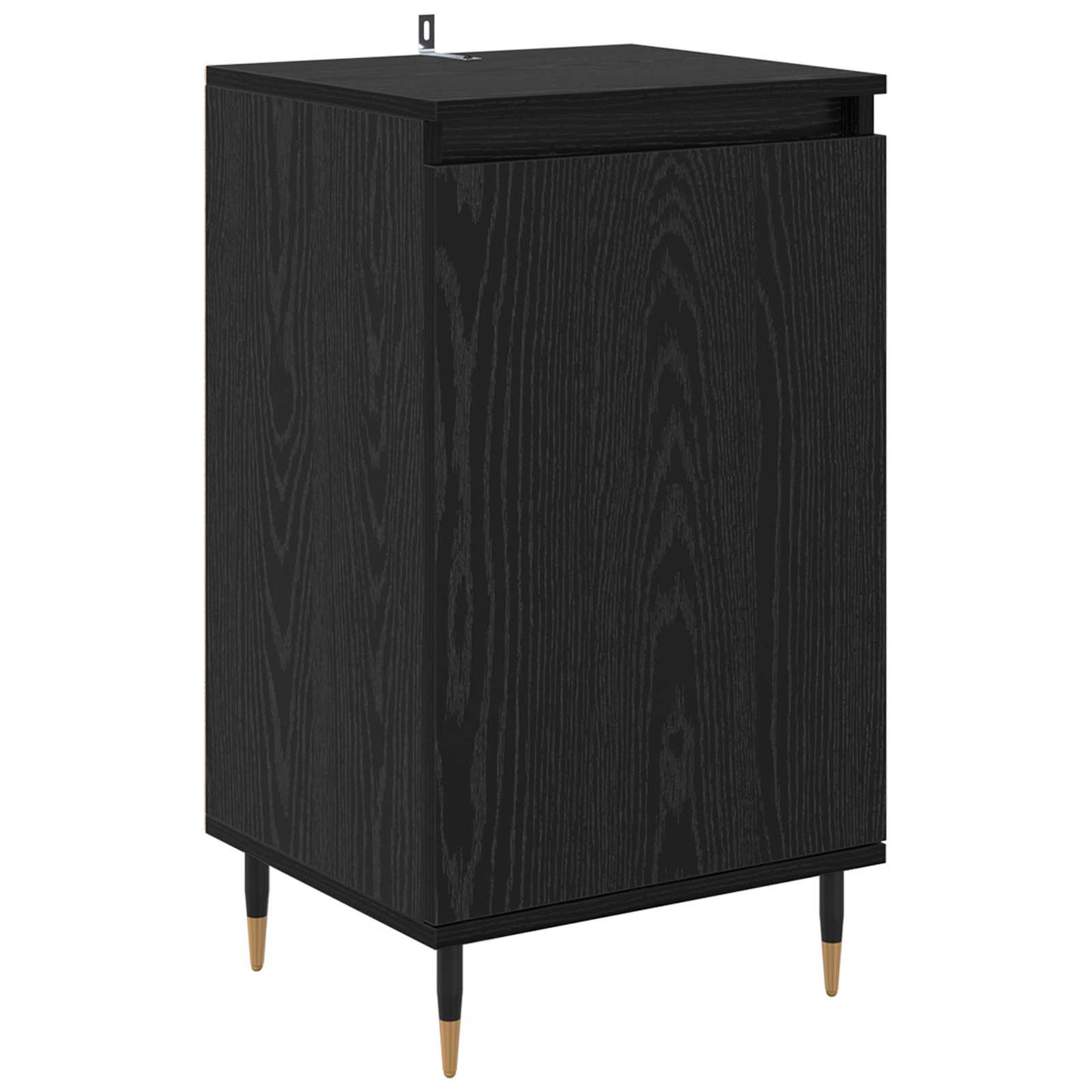vidaXL Πλαϊνό γραφείο 2 pcs Μαύρη Οξυά 40 x 35 x 70 εκ.