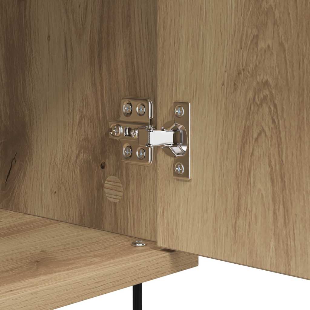 vidaXL Πλαϊνό γραφείο Artisan Oak 40 x 35 x 70 εκ. Επεξεργασμένο ξύλο