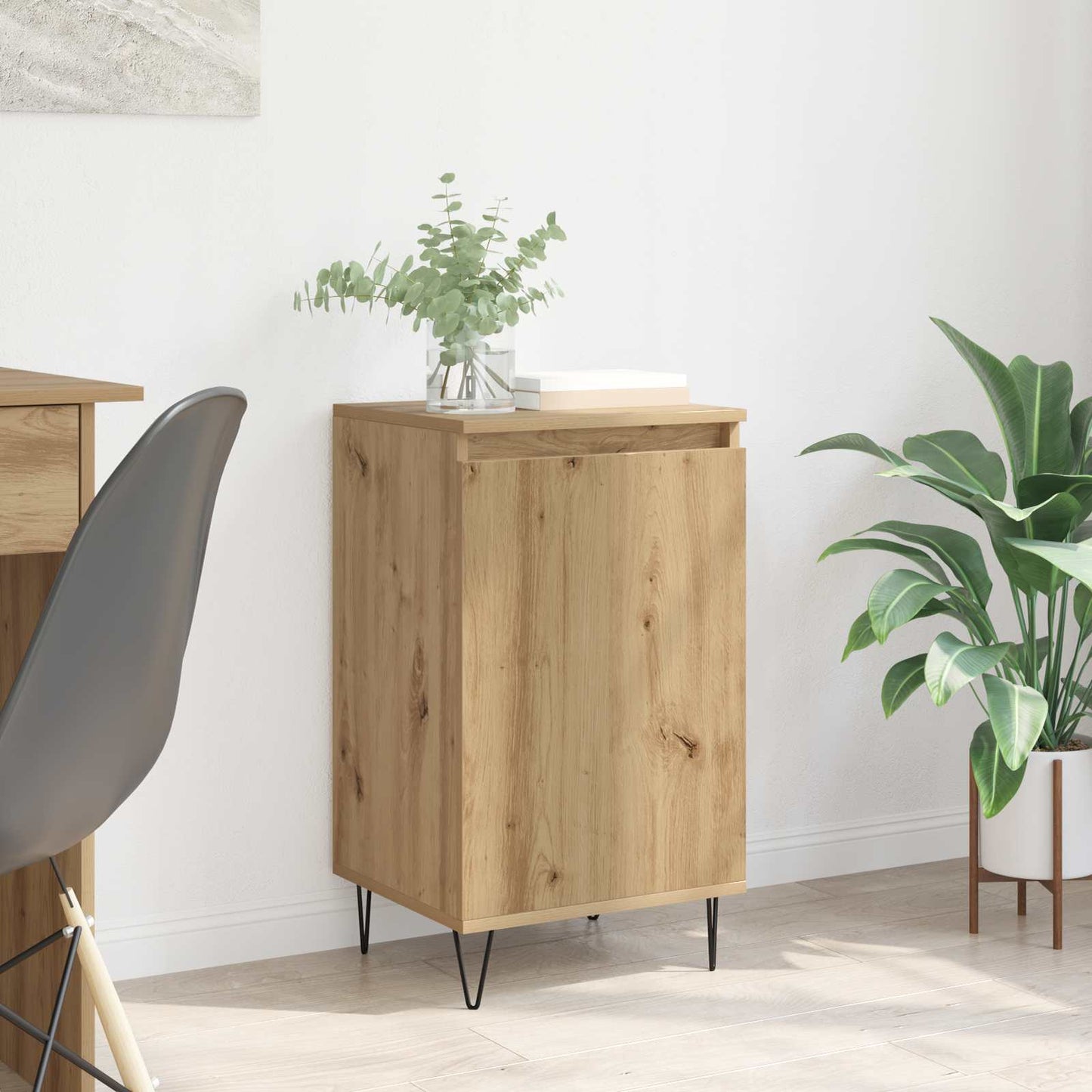 vidaXL Πλαϊνό γραφείο Artisan Oak 40 x 35 x 70 εκ. Επεξεργασμένο ξύλο
