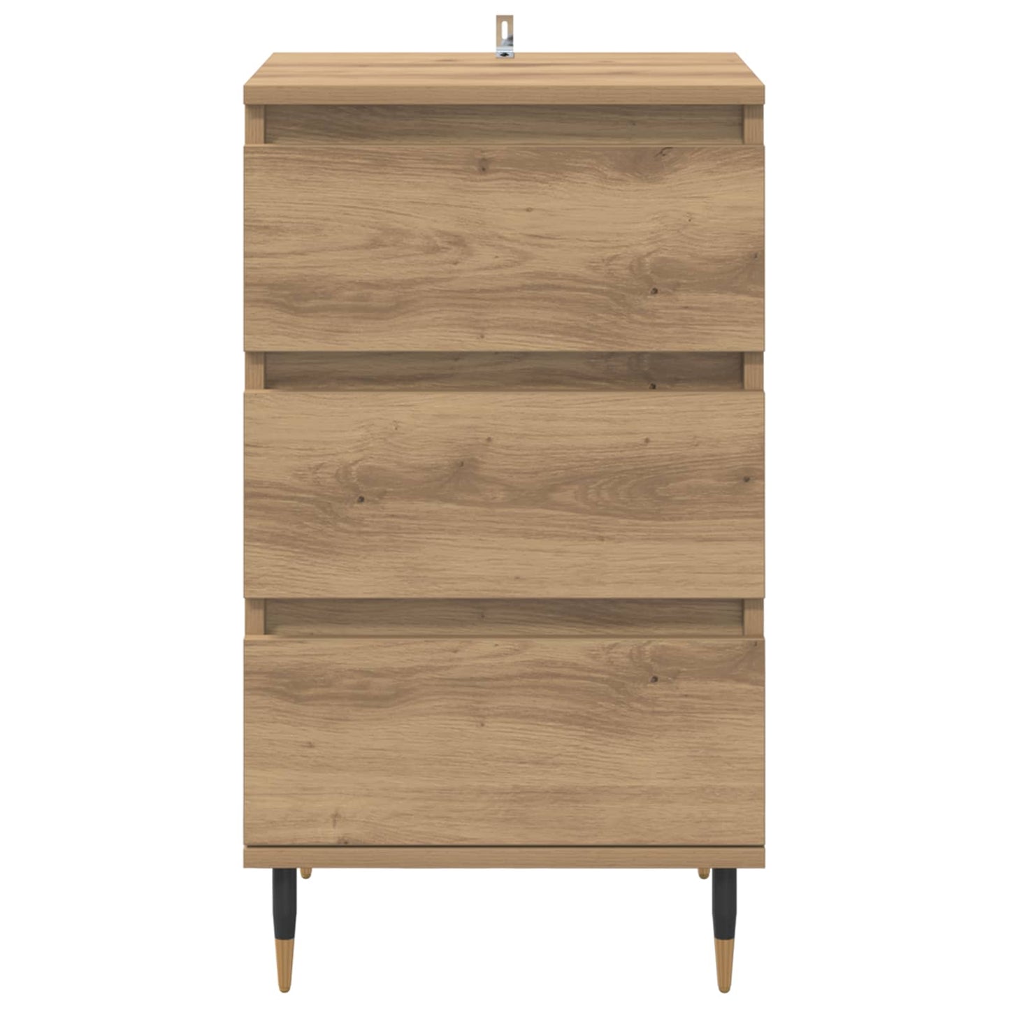 vidaXL Πλαϊνό γραφείο artisan δρυς 35 x 40 x 70 εκ. Επεξεργασμένο ξύλο