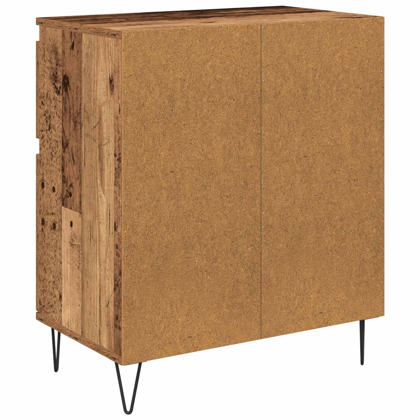 vidaXL Πλαϊνό γραφείο με συρτάρι Παλιό Ξύλο 60 x 35 x 70 cm
