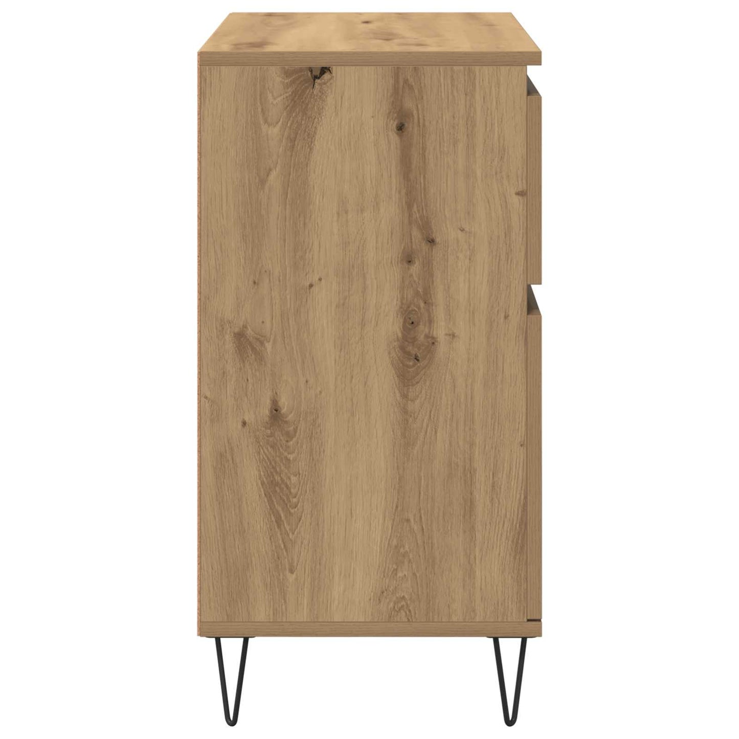 vidaXL Πλαϊνό γραφείο με συρτάρι Artisan Oak 60 x 35 x 70 cm