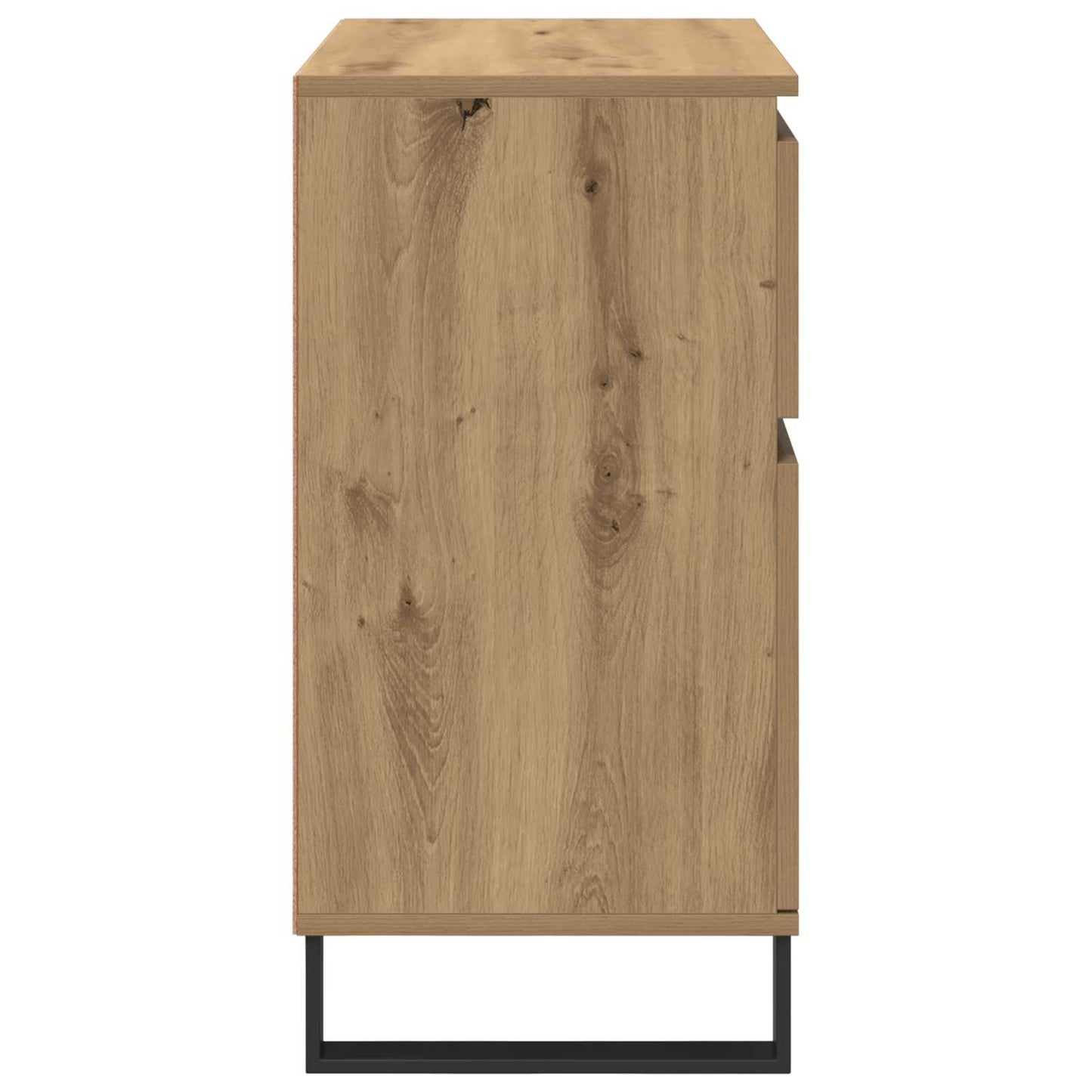 vidaXL Πλαϊνό γραφείο με συρτάρι Artisan Oak 60 x 35 x 70 cm