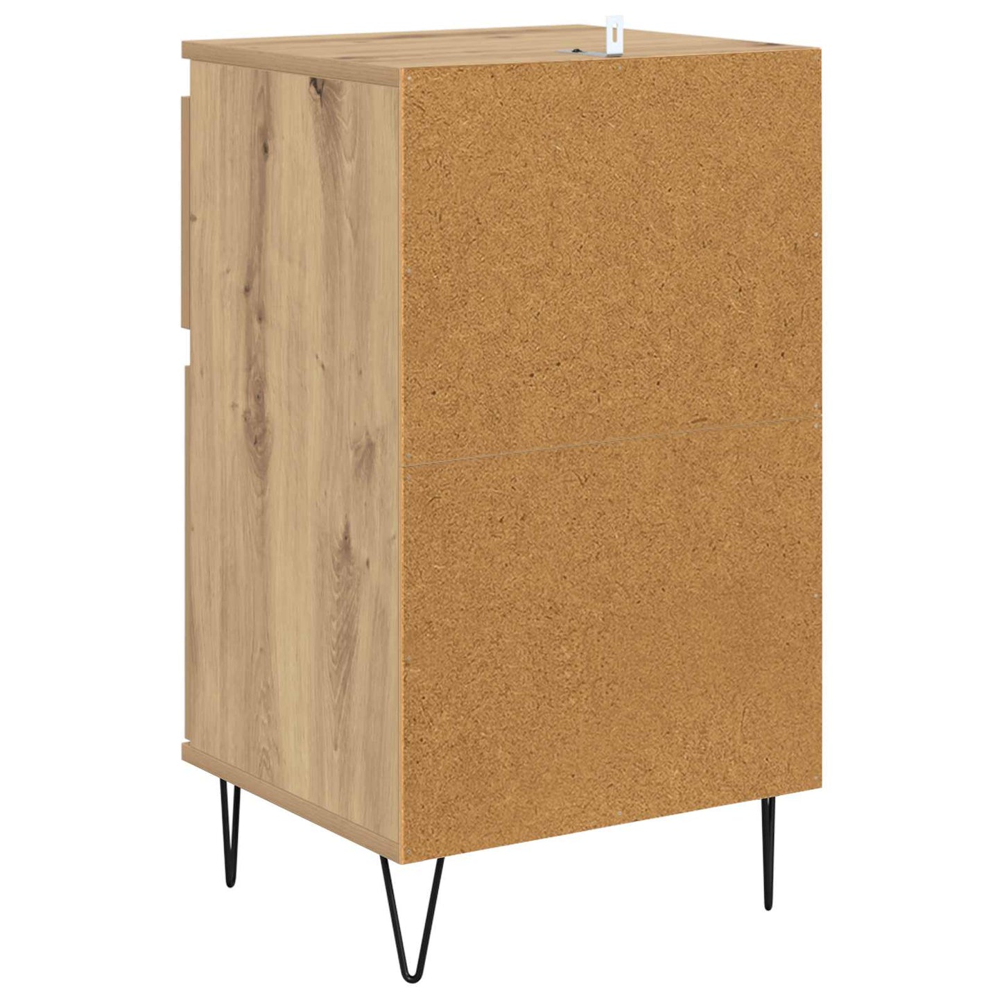 vidaXL Πλαϊνό γραφείο artisan δρυς 35 x 40 x 70 εκ. Επεξεργασμένο ξύλο